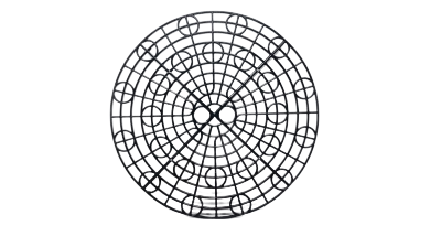 10" Black Bucket Grit Guard