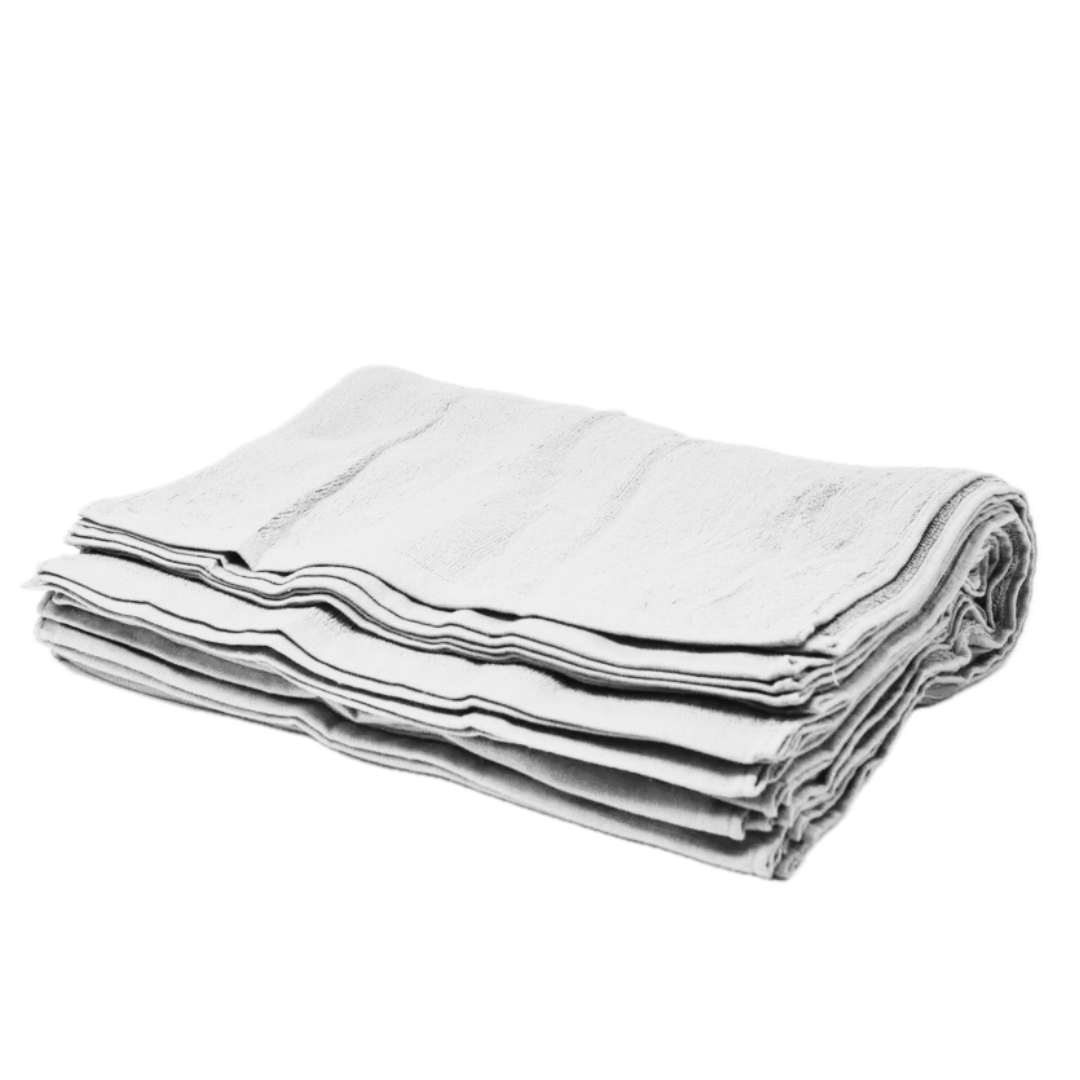 16" x 25" White Cotton Terry