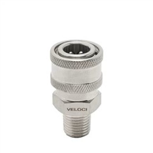 Stainless Steel QC Socket 1/4" MPT